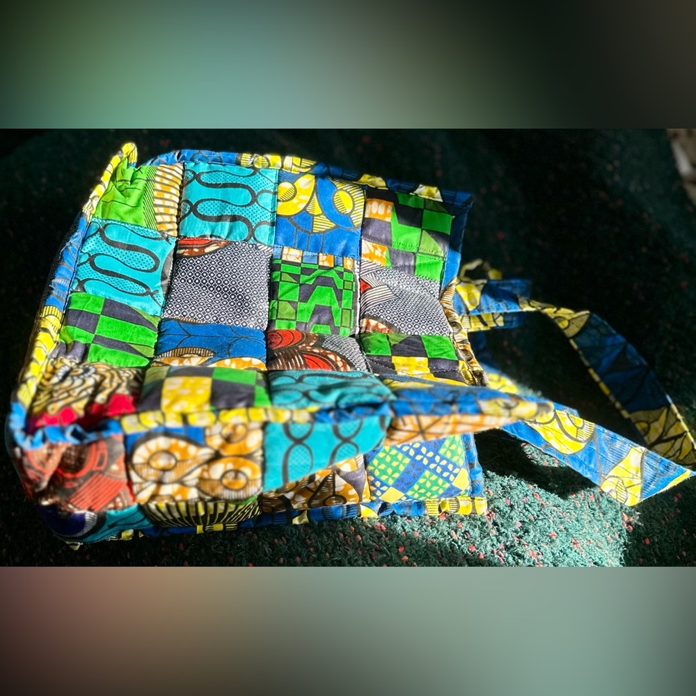 Rarenwotbotswana Made Patchwork Large Tote - image 2